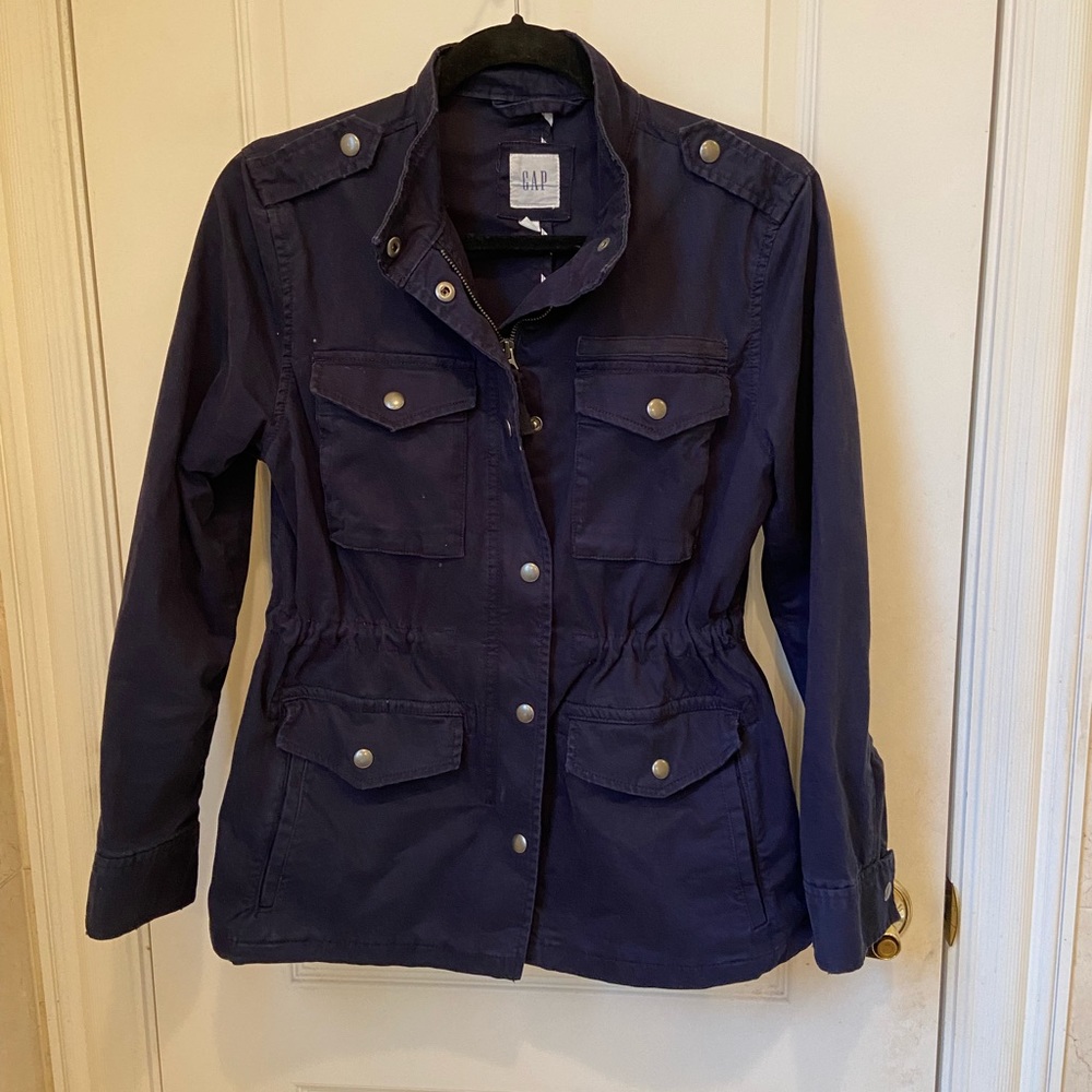 Navy Utility Jacket - image 2